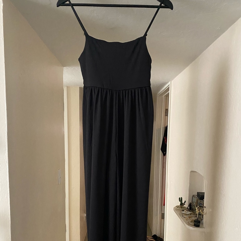Urban Outfitters - Black Strappy Jumpsuit